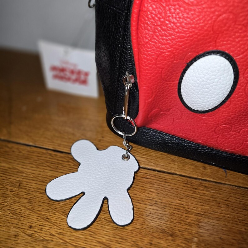 Disney Mickey Mouse Collectible Mini Backpack Purse with Ears & Glove Charm NWT image 3