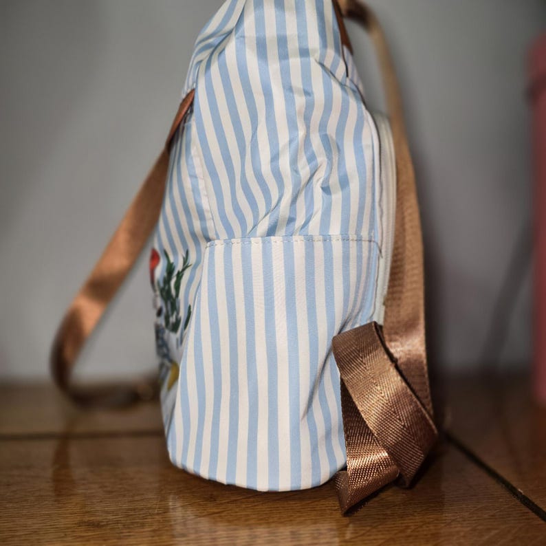 Licensed Disney Minnie Mouse Striped Backpack image 2