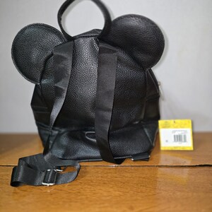 Disney Mickey Mouse Collectible Mini Backpack Purse with Ears & Glove Charm NWT image 5