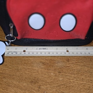 Disney Mickey Mouse Collectible Mini Backpack Purse with Ears & Glove Charm NWT image 10