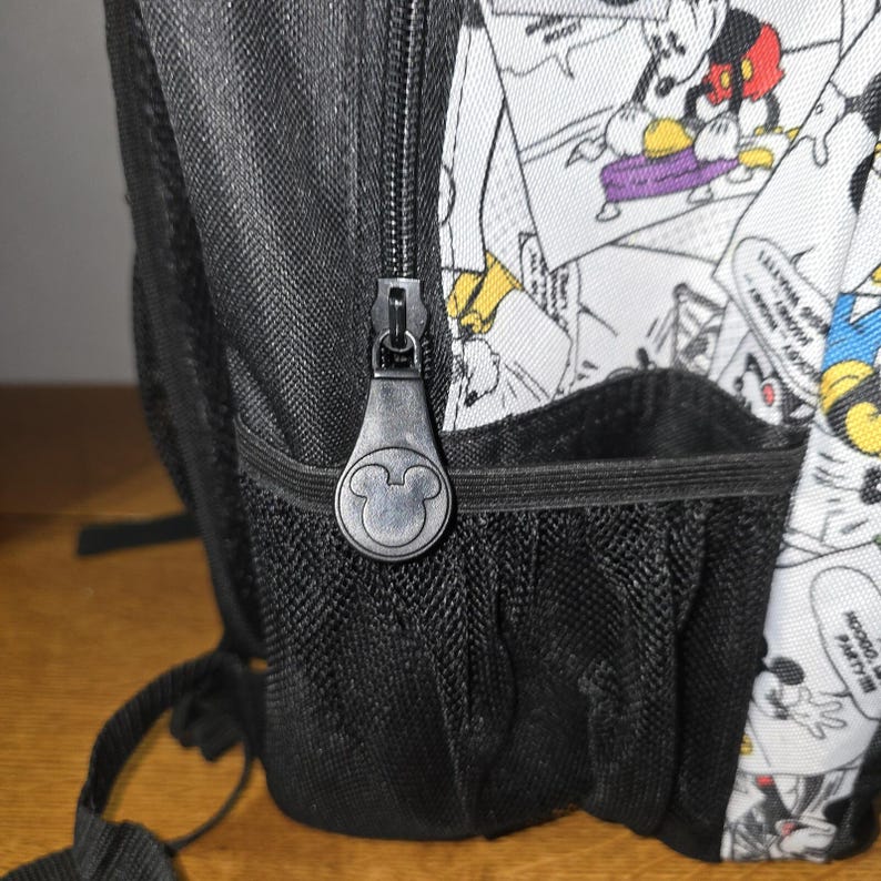 Disney Parks Mickey Mouse & Friends Comic Strip Backpack Laptop Bag Theme Park image 7