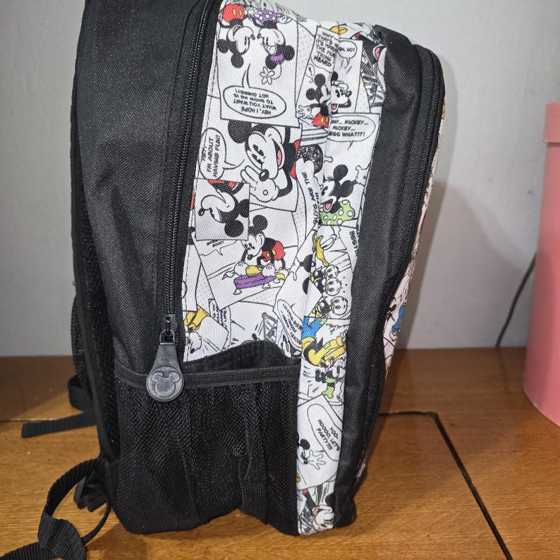Disney Parks Mickey Mouse & Friends Comic Strip Backpack Laptop Bag Theme Park image 6
