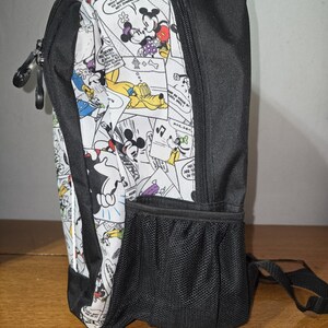 Disney Parks Mickey Mouse & Friends Comic Strip Backpack Laptop Bag Theme Park image 4