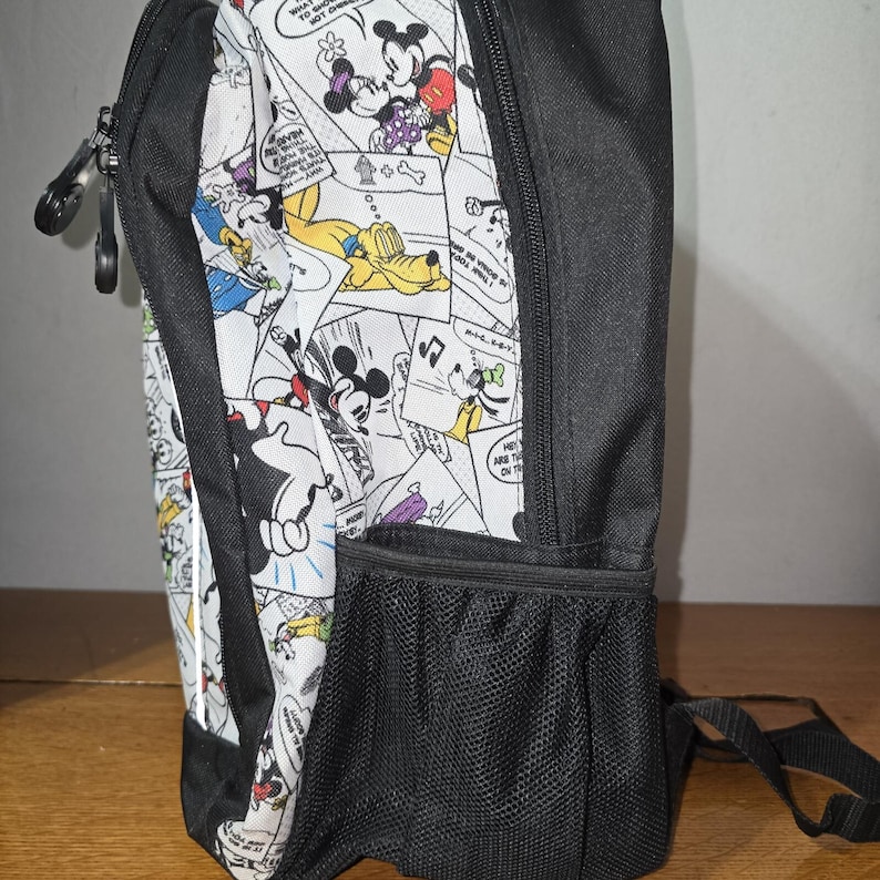 Disney Parks Mickey Mouse & Friends Comic Strip Backpack Laptop Bag Theme Park image 4