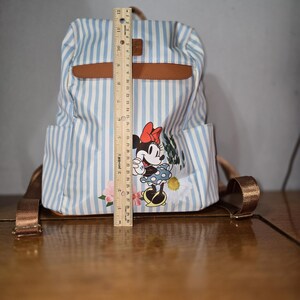 Licensed Disney Minnie Mouse Striped Backpack image 6