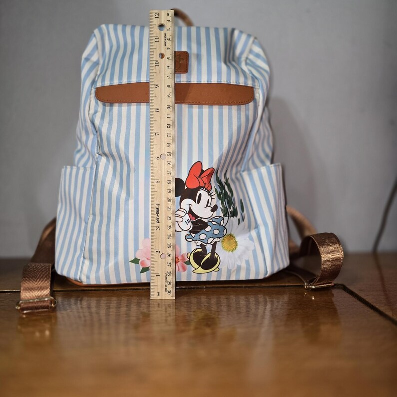 Licensed Disney Minnie Mouse Striped Backpack image 6