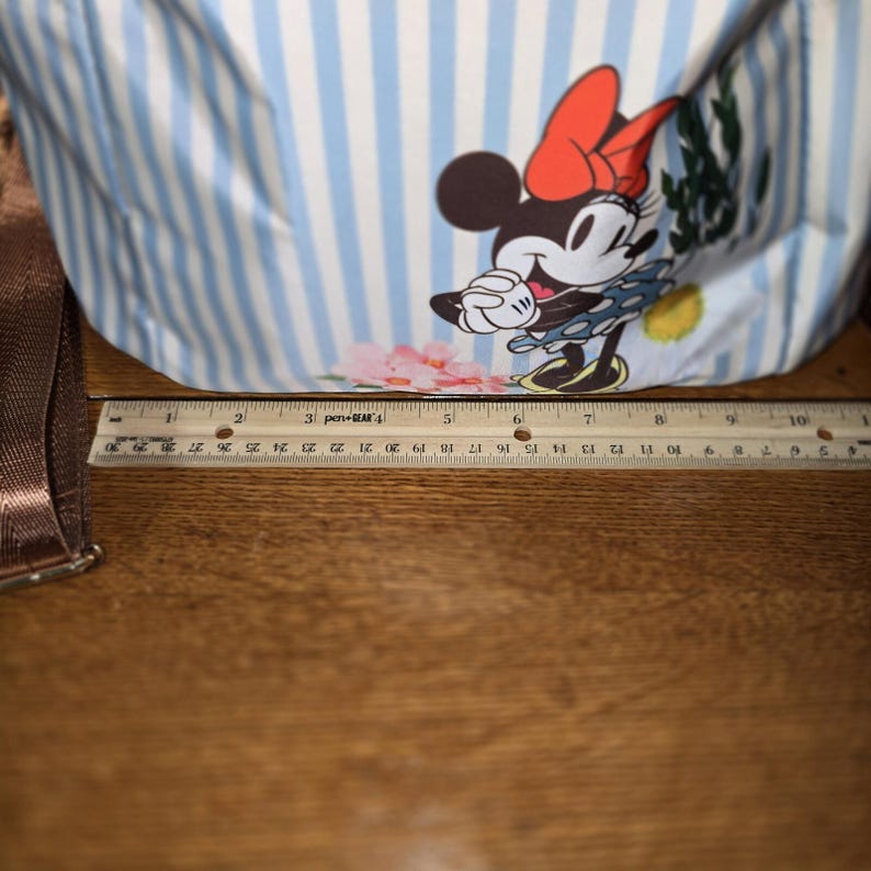Licensed Disney Minnie Mouse Striped Backpack image 7