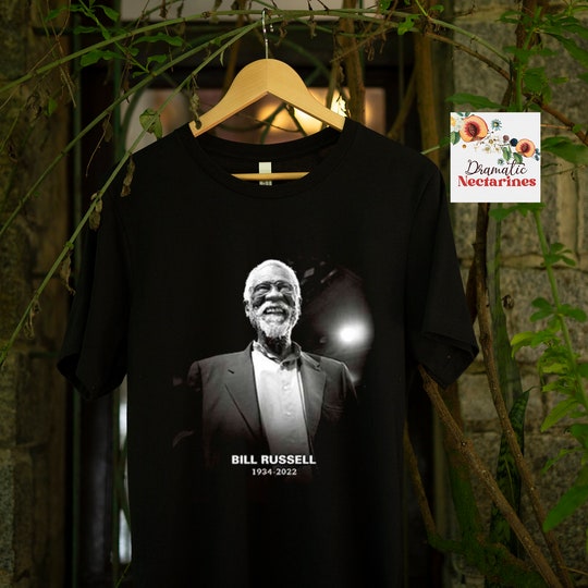 Bill Russell T-Shirt, RIP Legend Bill Russell 1934 - 2022 T-shirt