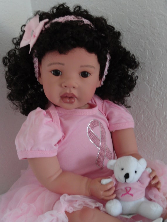 Reborn 22 Biracial Toddler Girl Doll Etsy