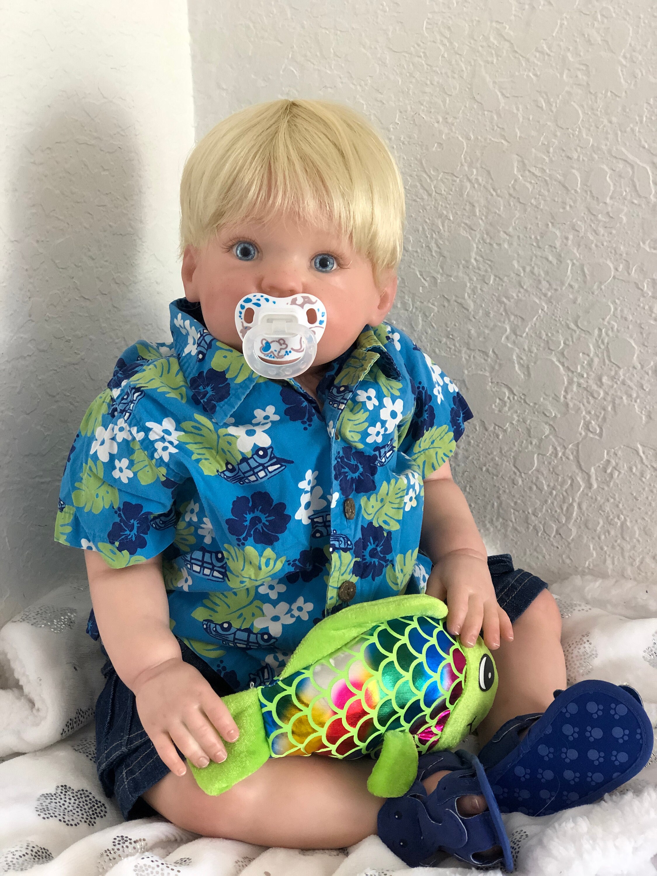 Reborn Life Size Toddler Boy Doll Cuddles ready to ship Etsy