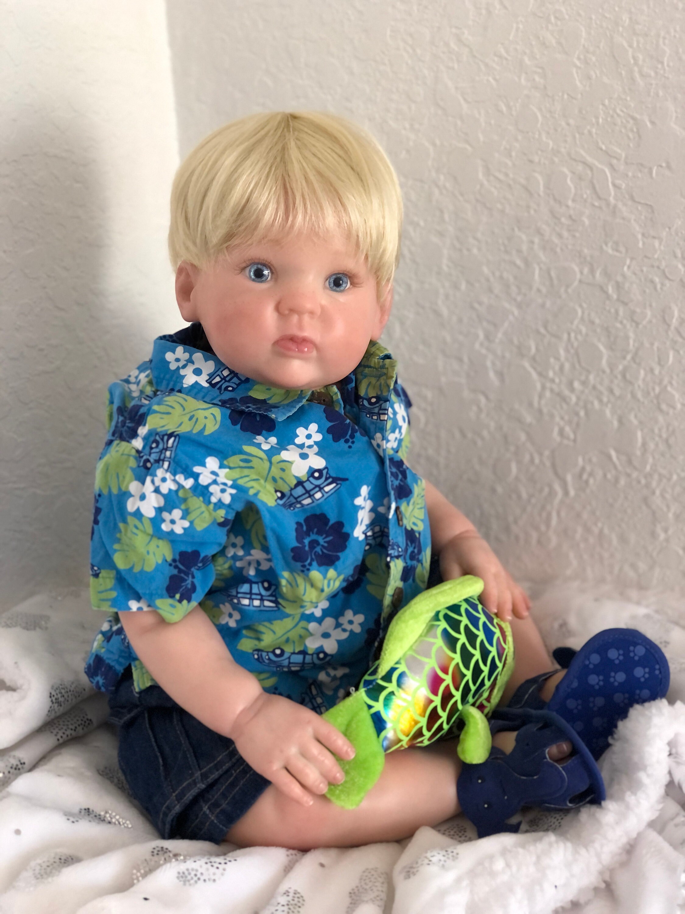 Reborn Life Size Toddler Boy Doll Cuddles ready to ship Etsy