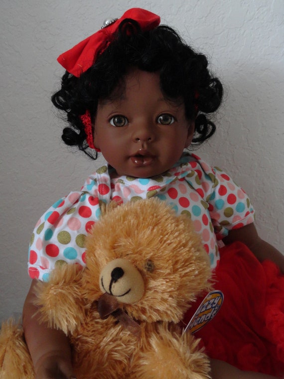 Reborn African American Toddler Girl Doll Portia Etsy