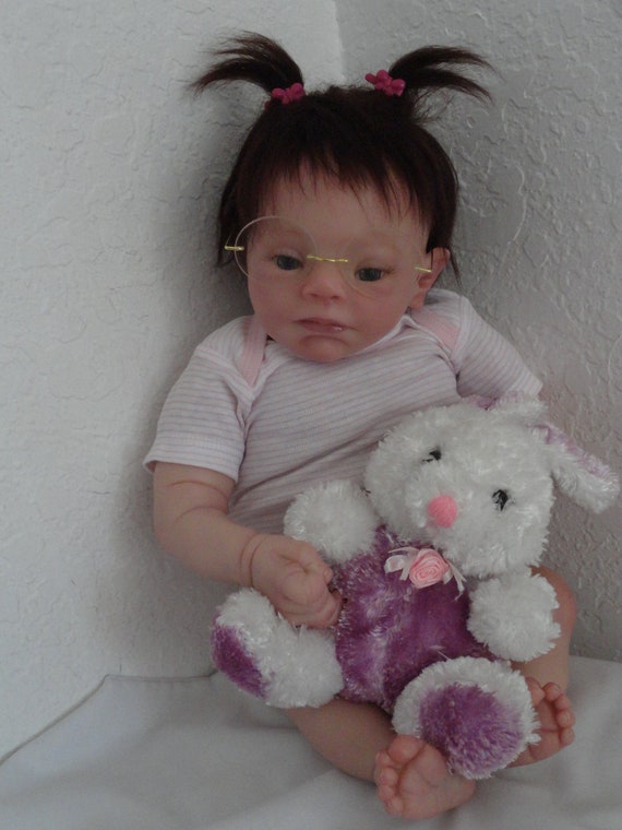 Reborn 20 Baby Girl Doll Pebbles Down Etsy