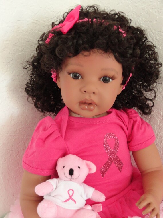 Reborn 22 Biracial Toddler Girl Doll Etsy