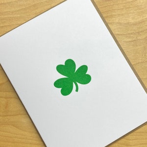 Irish Shamrock Card, St. Patrick’s Day Card, St. Patty&#39;s Day Card, Irish Gift