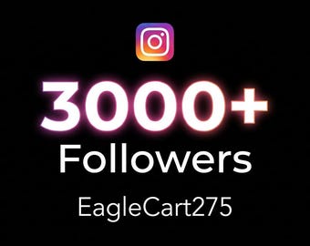 Pack de croissance de plus de 3 000 abonnés Instagram | Service de promotion des médias sociaux