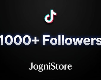 1000+ Followers TikTok Badge | Social Proof Graphic (Digital Download)