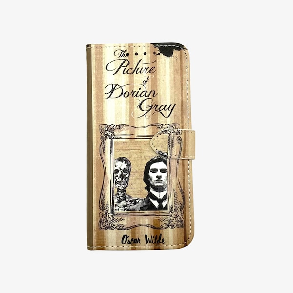 Book phone /iPhone flip Wallet case Picture of Dorian Gray for  iPhone and Samsung Galaxy and Note