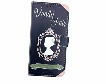 Book phone /iPhone flip Wallet case- Vanity Fair for   iPhone and Samsung Galaxy and Note