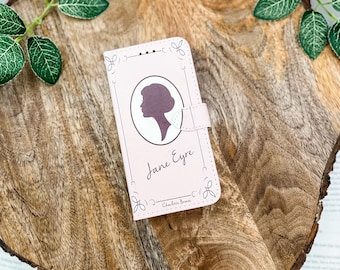 Book Phone Case, Jane Eyre (Pink), Literary Gift for iPhone and Samsung