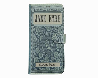 Book phone /iPhone flip Wallet case- Jane Eyre for  iPhone and Samsung Galaxy and Note-Jane Eyre Nature