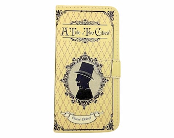 Charles Dickens Gift, A Tale of Two Cities Phone Case for  iPhone and Samsung Galaxy and Note