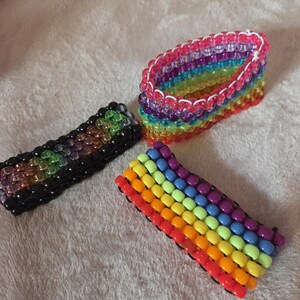 Kandi Peyote-manschett - Anpassad Kandi för Fandom, Pride eller personligt