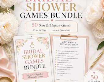 50 lustige elegante Aktivitäten, Junggesellinnenabschied (Instant Download PDF)