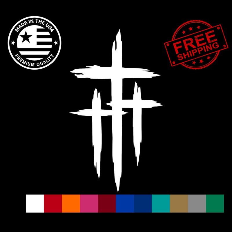 Cross Stickers - Etsy