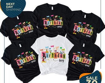 Personalized Disney Birthday 2026 Shirts | Mickey Birthday Shirt | Disney Birthday Girl | Birthday Squad | Disney Best Birthday Ever Party