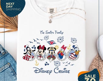 Comfort Colors® Disney Cruise Squad Shirt | Mickey and Friends Cruise Tee | Disney Cruise Trip Shirt | Disney Summer Shirt | Disney Vacation