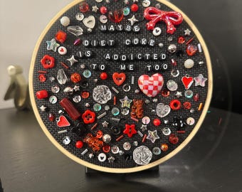 Diet Coke Hoop Art