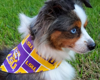 lsu dog sweater