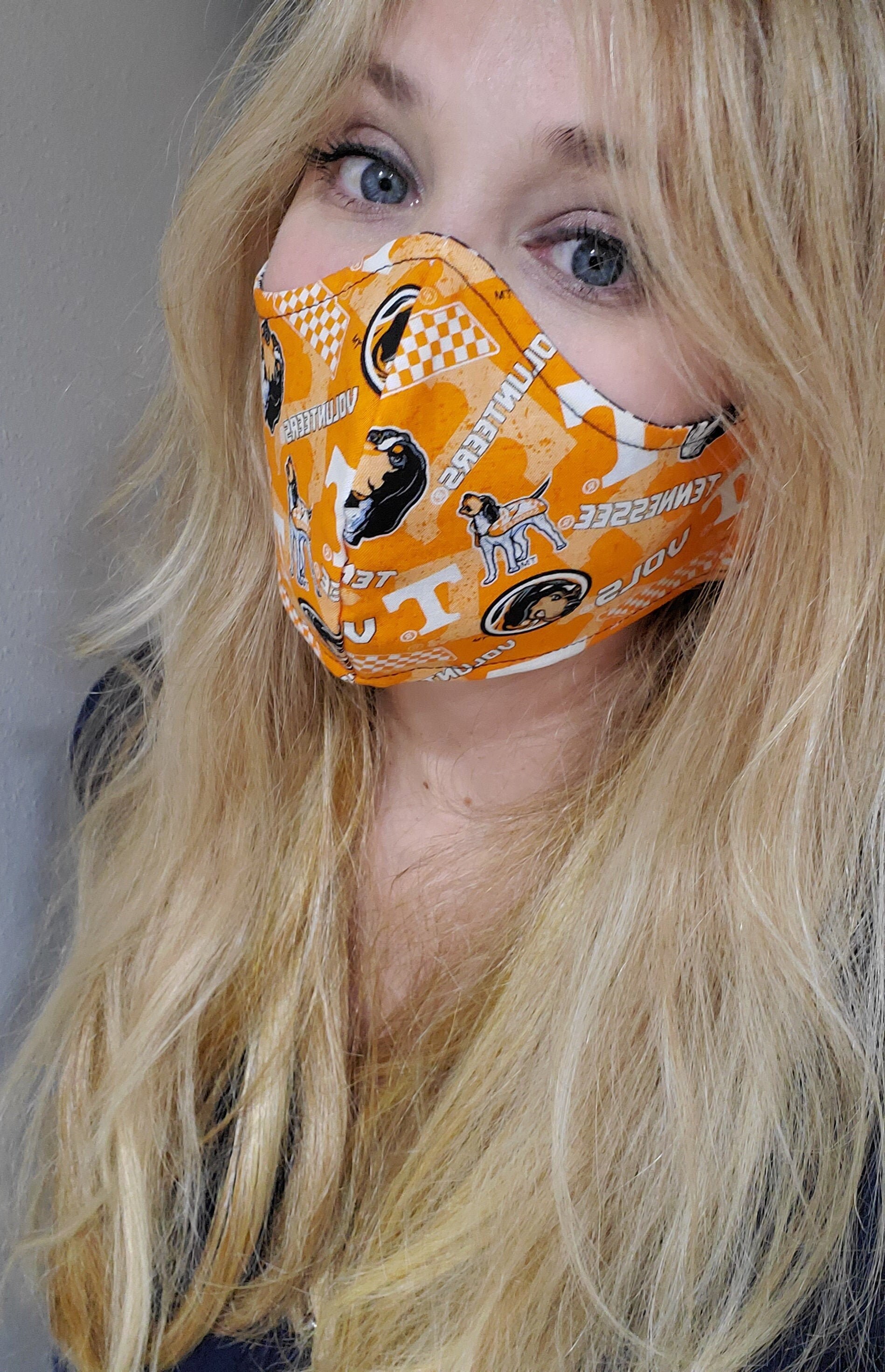 University of Tennessee Volunteers, Washable Face mask, Double Layere…