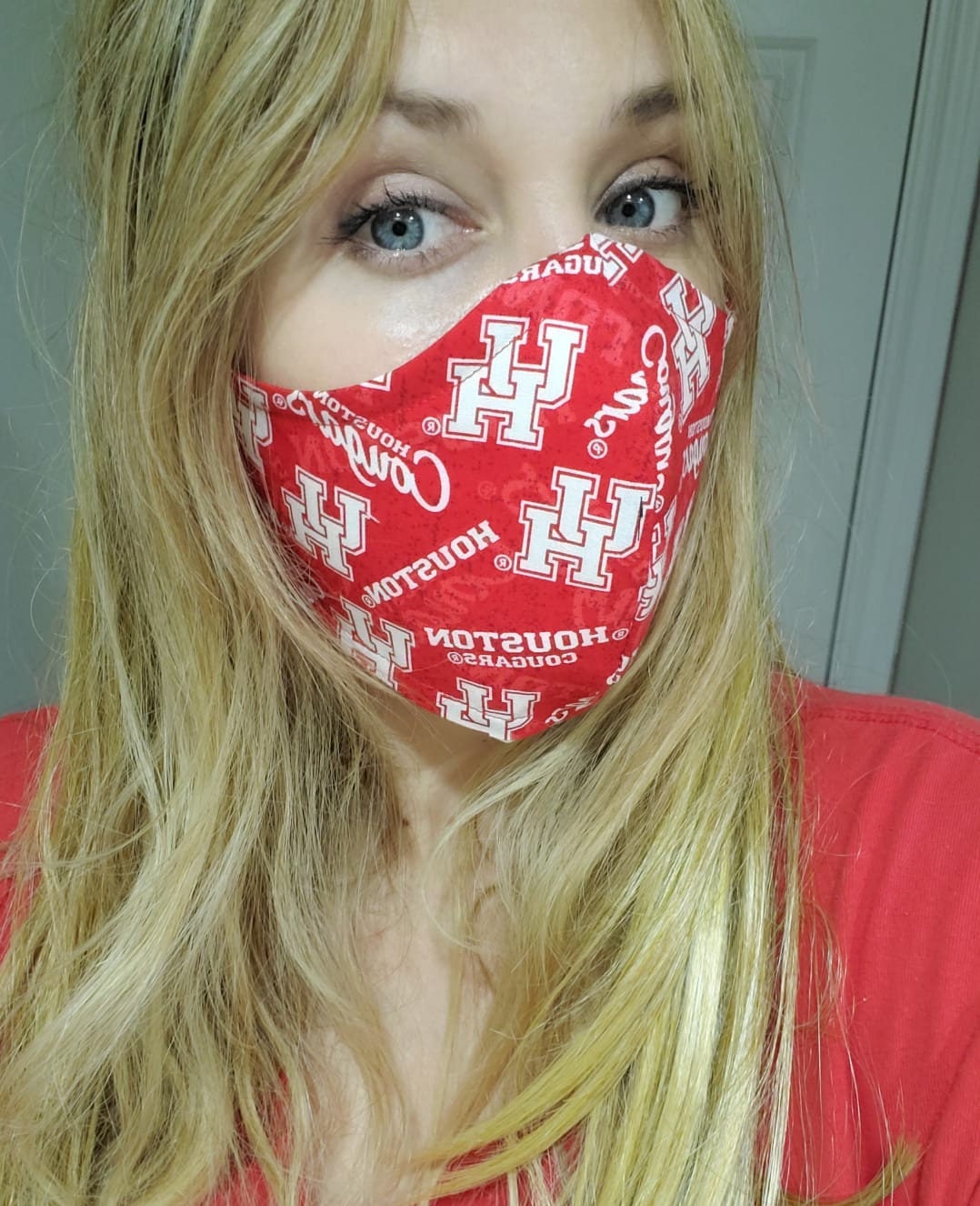 University of Houston, UH, Washable Face mask, Cougars, Double Layere…