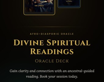 Lectura de Tarot personalizada / Consulta profunda del oráculo ancestral / PDF espiritual afrocéntrico / Lectura Hoodoo totalmente personalizada