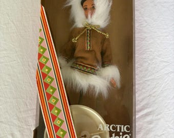 Plume de collection Barbie vintage Mattel Arctic