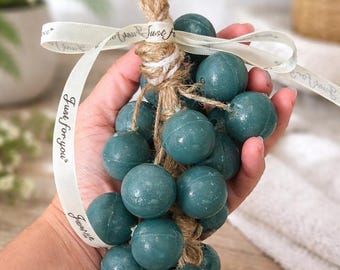 Handmade Grape Cluster Soap, Decorative Artisan Bath Décor
