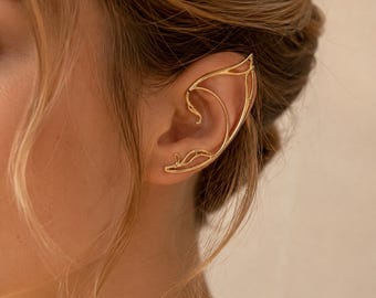 Elf Ear Cuffs - Adjustable Fantasy Ear Accessories for Cosplay, Renaissance Faire, Fairycore & Elven Wedding Looks