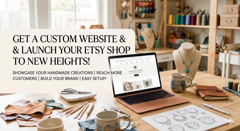 Custom Website Design - Etsy