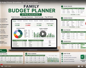 Family Budget Planner Spreadsheet