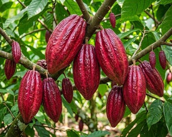 Cacao Tree Live Plant 2–3 Feet | Theobroma cacao Chocolate Fruit Tree for Garden. No ship CA