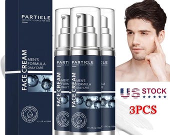 Particle Men's 6-in-1 Anti-Aging Face Cream, Dark Spots, Wrinkles, Eye Bags