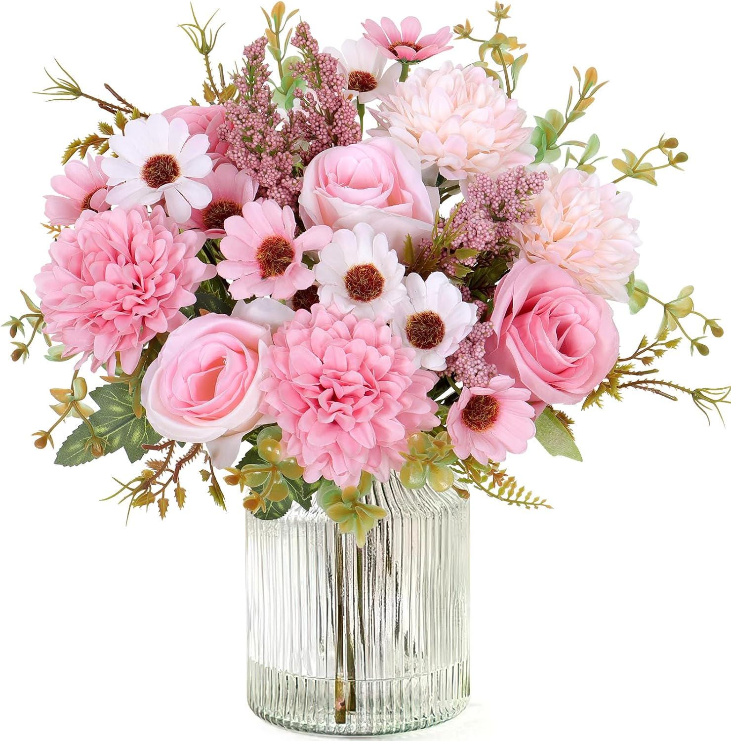 Blush Silk Rose Bouquet