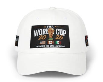 FIFA World Cup 2026 Trophy Dad Cap | Soccer Commemorative Patch Hat