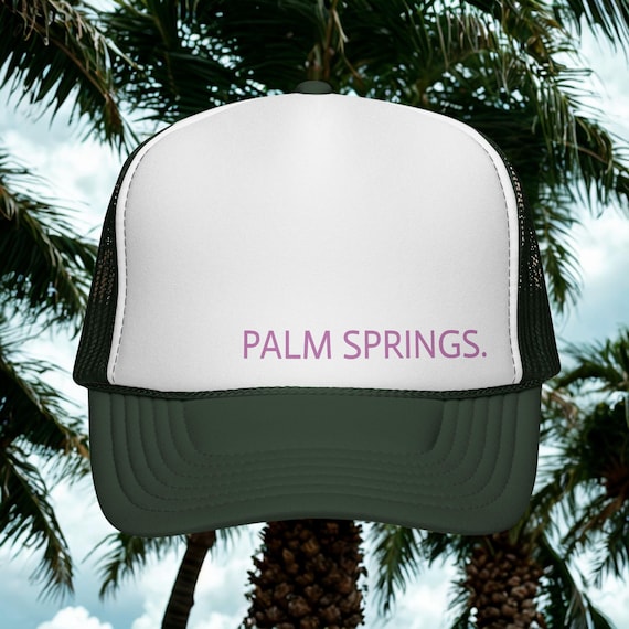 PALM SPRINGS period. trucker cap | retro simplicity