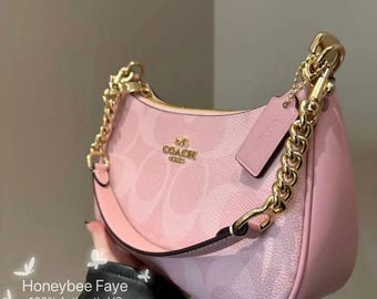 Vintage Coach Becket Zip #9920 in Mango, Very Rare Color, Hard to