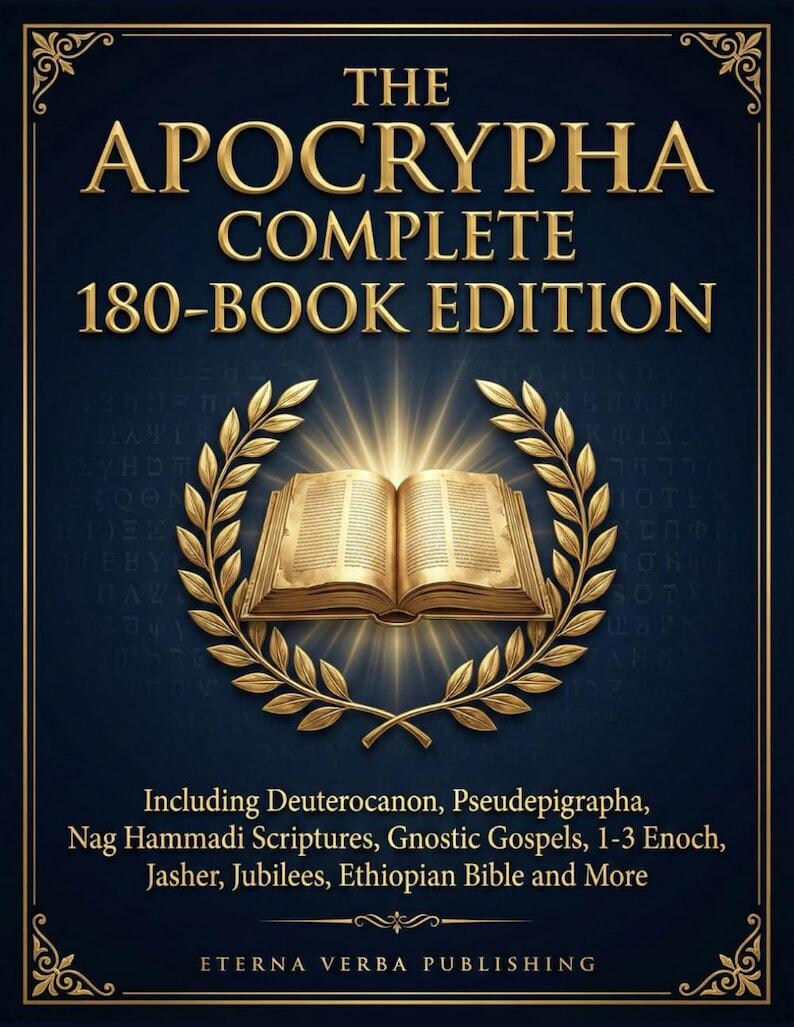 The Apocrypha Complete 180-book Edition – Sacred Texts Collection - Etsy