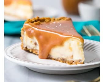 Sea Salt Caramel No-Bake Cheesecake Seasoning Mix – Gourmet Dessert Dip, Pie Filling (2.12 oz)