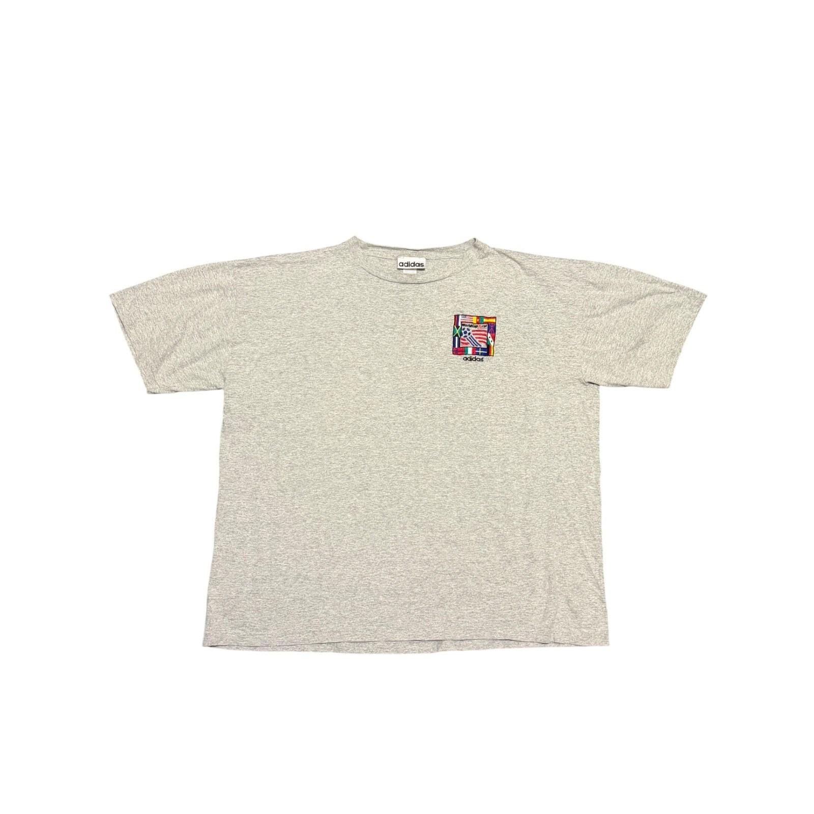 ヴィンテージ アディダス ワールドカップ USA 94 サッカーTシャツ XL 